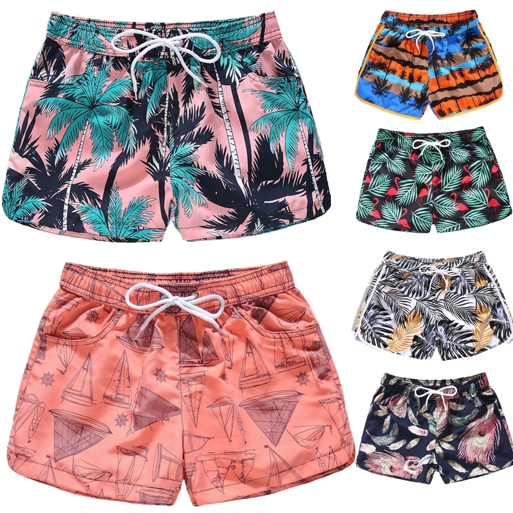 

15Color Women Swimwear Print Board Shorts Quick Dry waterproof Beach Shorts