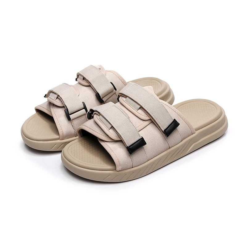 

Summer fashion men designer shoes sandals open toe slippers and outdoor slippers, As picture