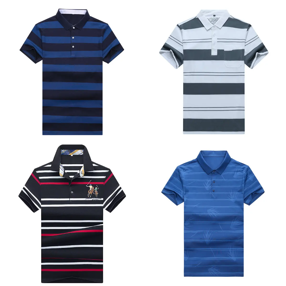 

Casual anti-pilling embroidered men's Polo shirt, Customized color