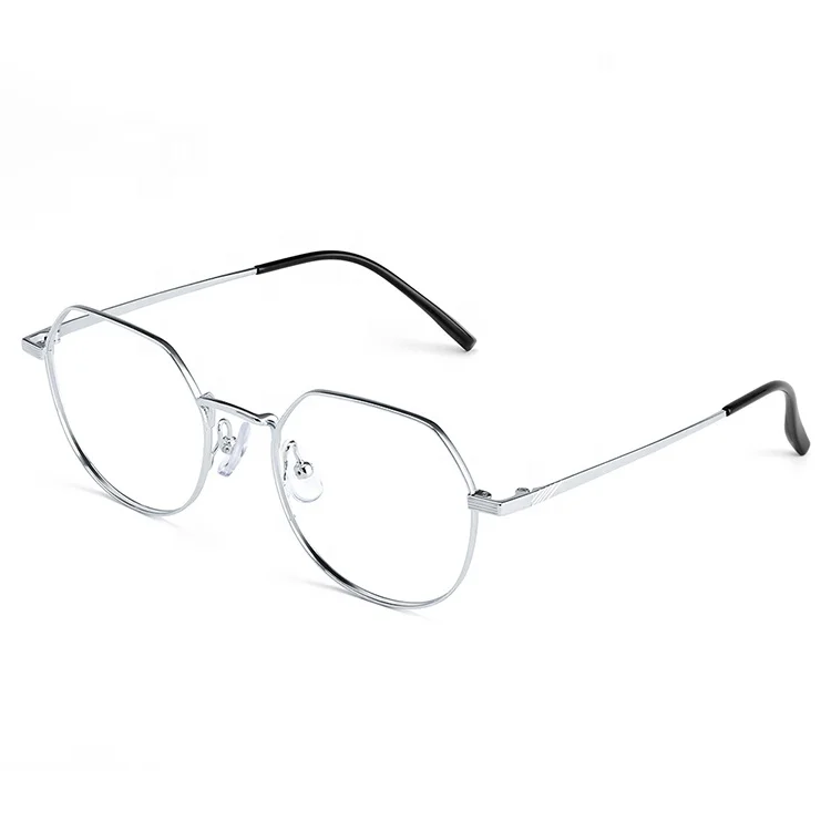 

Top quality designed unisex reading studying titanium square eyeglasses, 5 colors