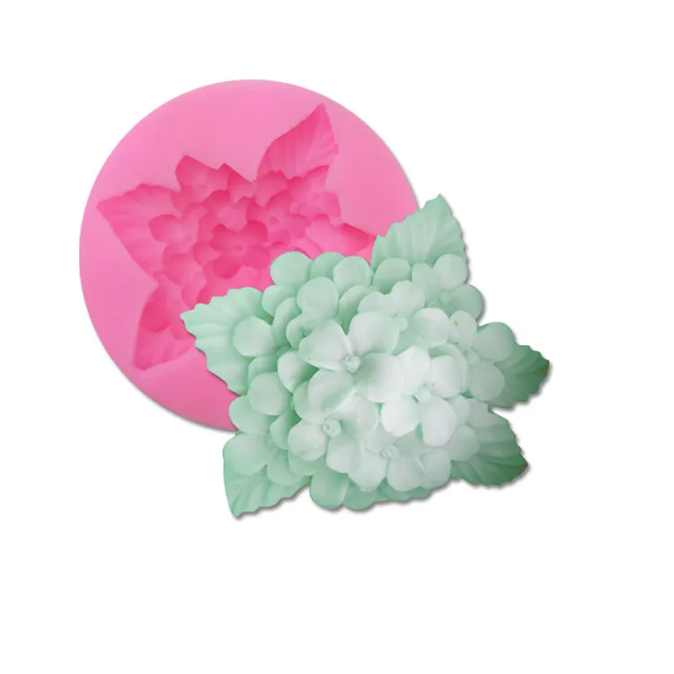 

Y2159 Food grade silicone flower molds for cake baking decoration, Random