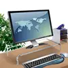 Custom Size Clear Acrylic Monitor Stand Riser For Computer PC Desk Platform