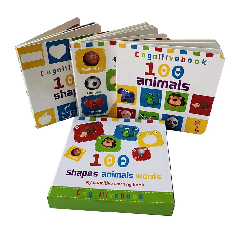 Custom Baby English Learning First 100 Words Children Board Book ...