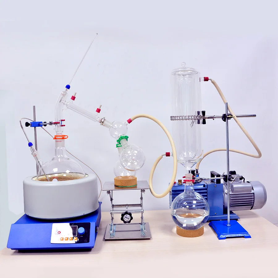 
Best Price 5l Glass Vacuum cbd Short Path Distillation 