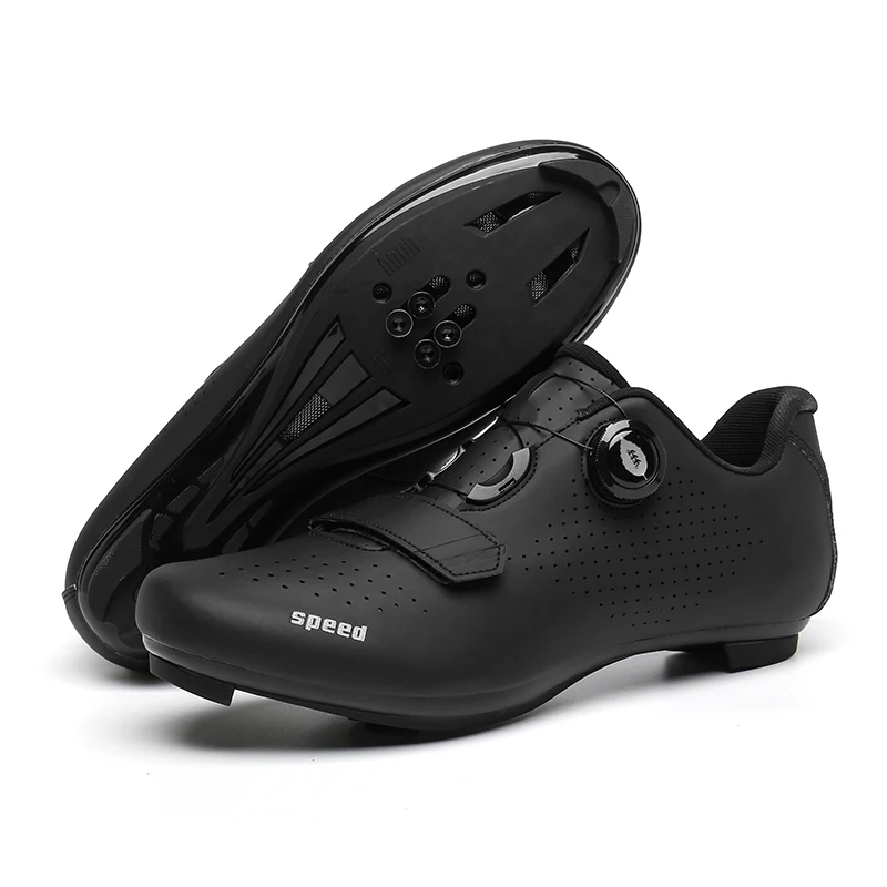 

Fashion Sports Hot Selling Highway Riding MTB Shoes Bicycle Cycling Shoes, Black