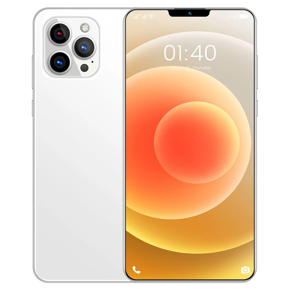 

In Stock i12 Pro Max + 6.7 inch 12GB+512GB Android smartphone 10 core 5G LET phone 3 camera MTK6889 face ID unlock mobile phone