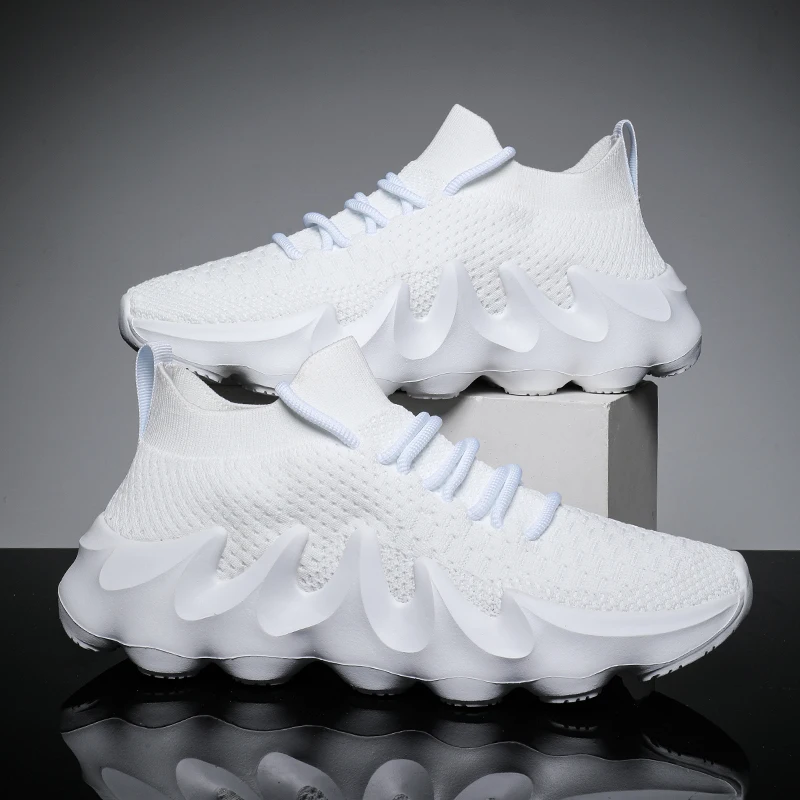 

New Summer Yeezy 452 Breathable Low-cut Flying Weave Non-Slip Breathable Wear-Resistant Mesh Casual Shoes Men's Shoes Sneakers