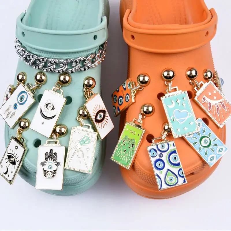 

Custom Designer Popular brand LOGO clog shoe buckles pvc clog charms luxury croc charms, Customized color