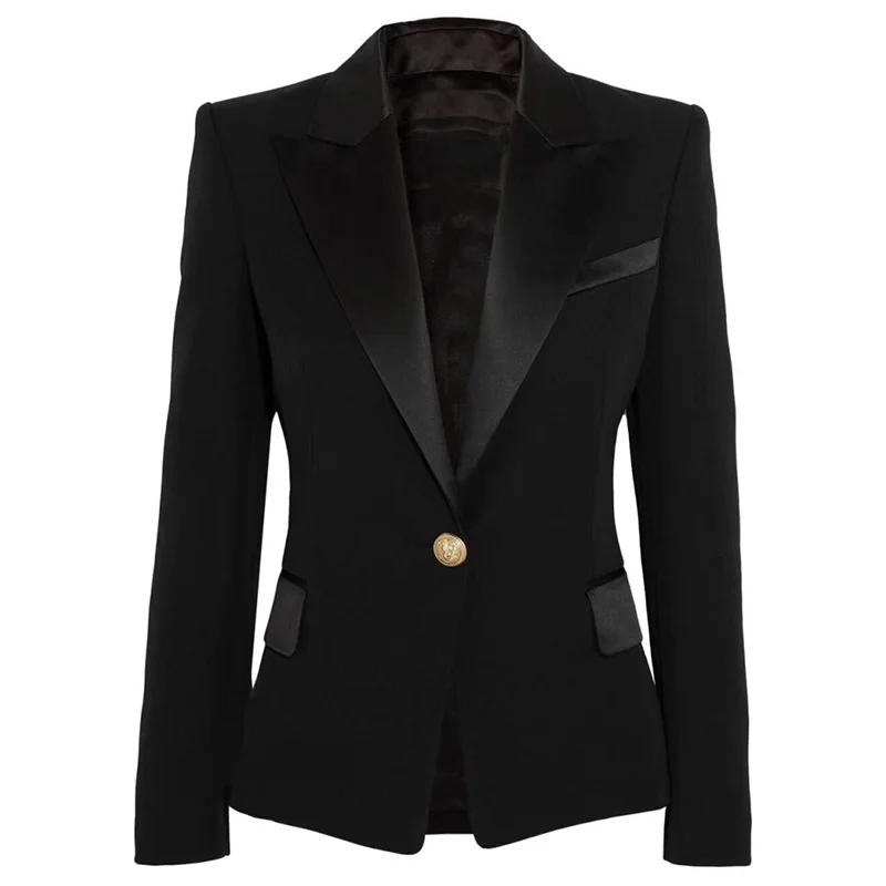 

Custom or ready to ship hot sell wholesale fashion high quality slim fit women ladis black fashion blazers, Same as picture