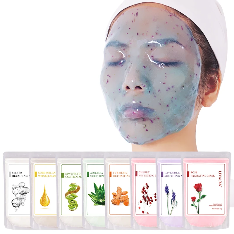 

Korean Skin Care Organic Anti Aging Face & Body Mask Crystal Collagen Moistrising Facial Hydro Jelly Mask Powder