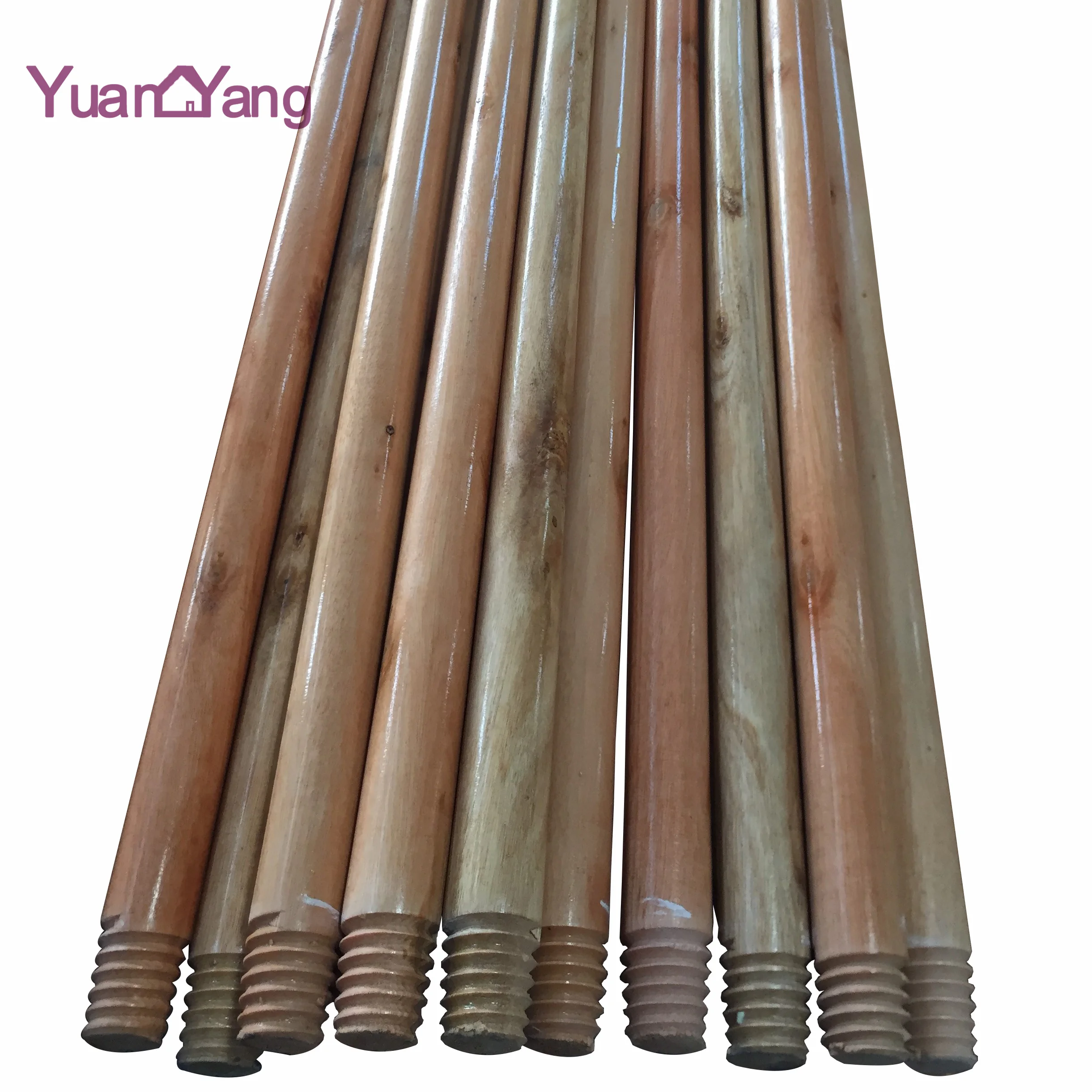 

Top quality varnish wooden broom handle broom sticks wooden poles and sticks for garden