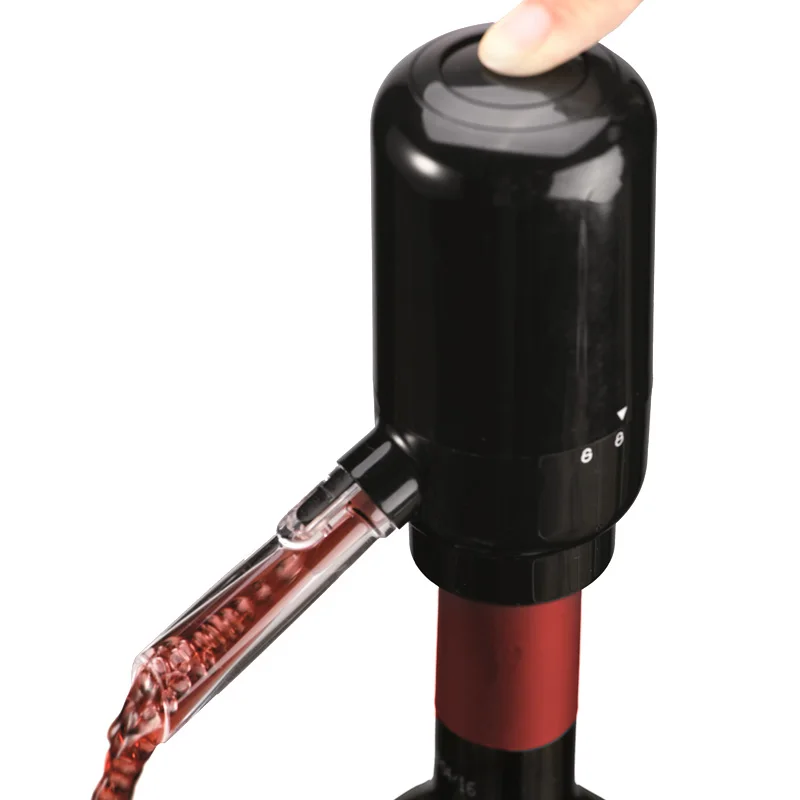 

Hot Sale Bar Accessories Tool Battery Operated Automatic Electric Wine Pourer Aerator Wine Dispenser, Black