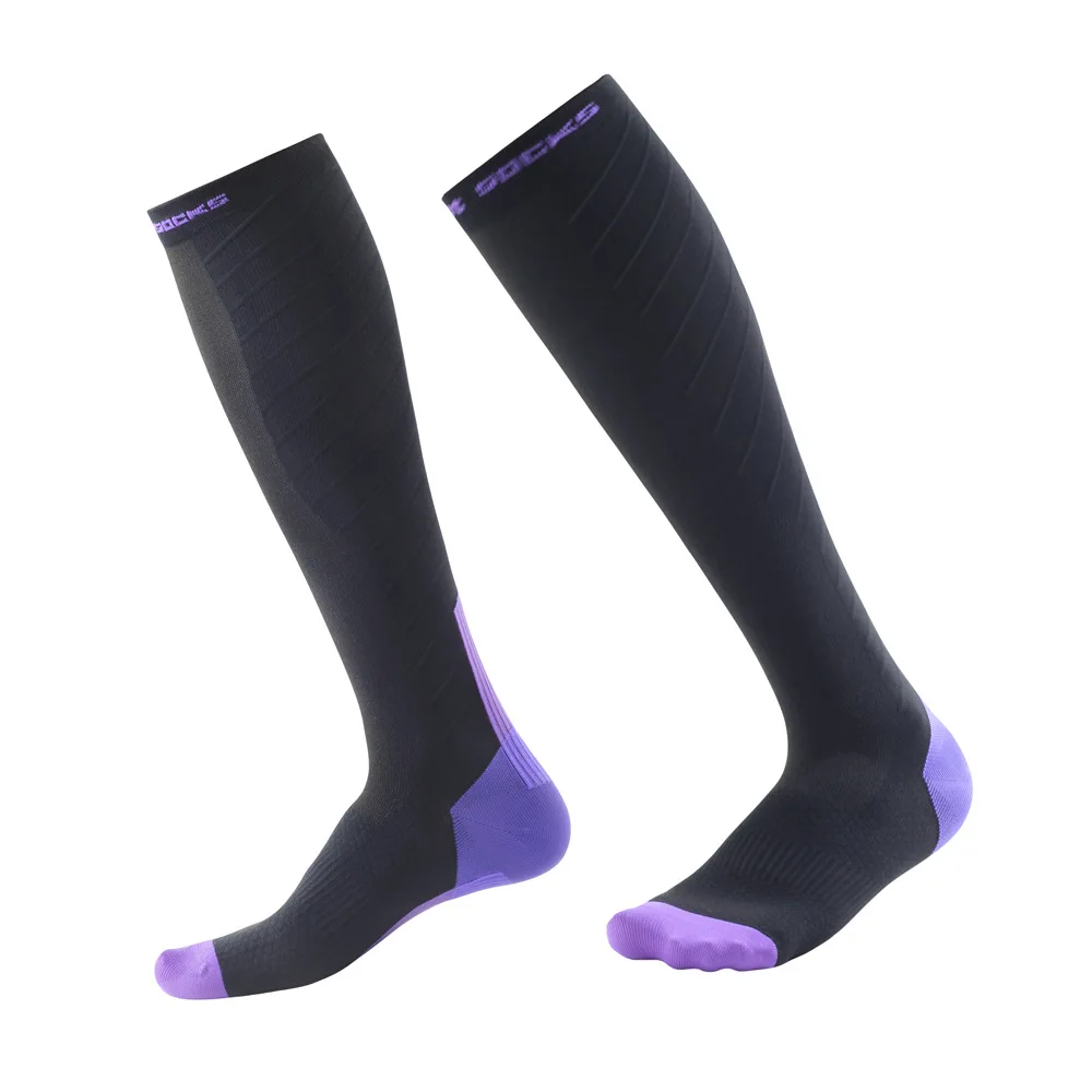

Wholesale custom high quality cotton medical running athletic compression socks sport