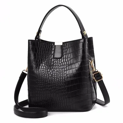 

2022 new Fashion shoulder bags crossbody women bags messenger Lady Alligator Pattern bucket handbags