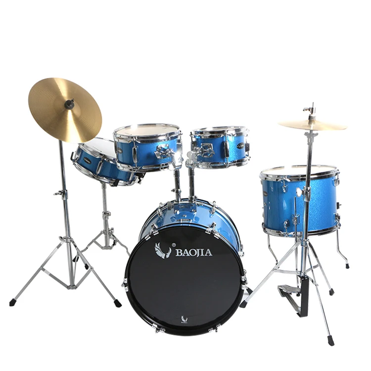 

High quality and cheap children jazz drum set 5 pcs percussion drum set wholesale drums, Colorful