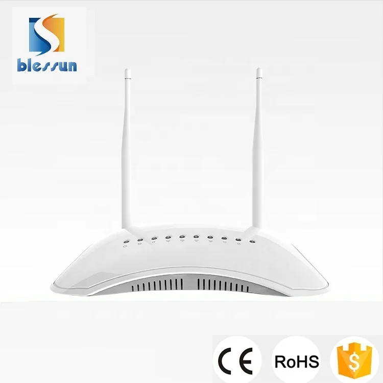 

300M ADSL wireless router N300 ADSL2+ Modem Router - 4 LAN Ports PK TP-LINK, Black