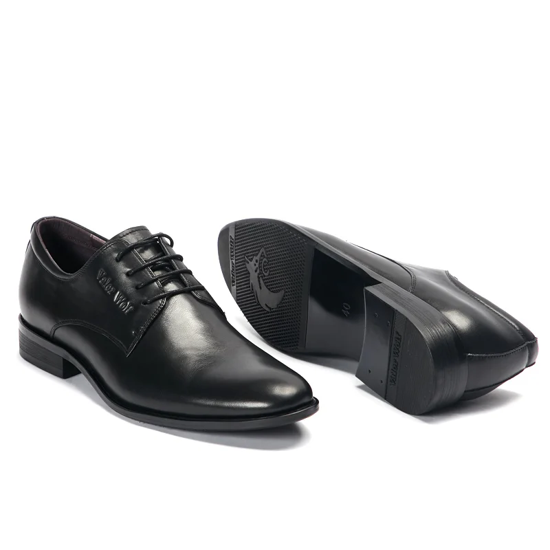 

2019 Hot Sale Italian Genuine Leather Dress Shoes men, Black