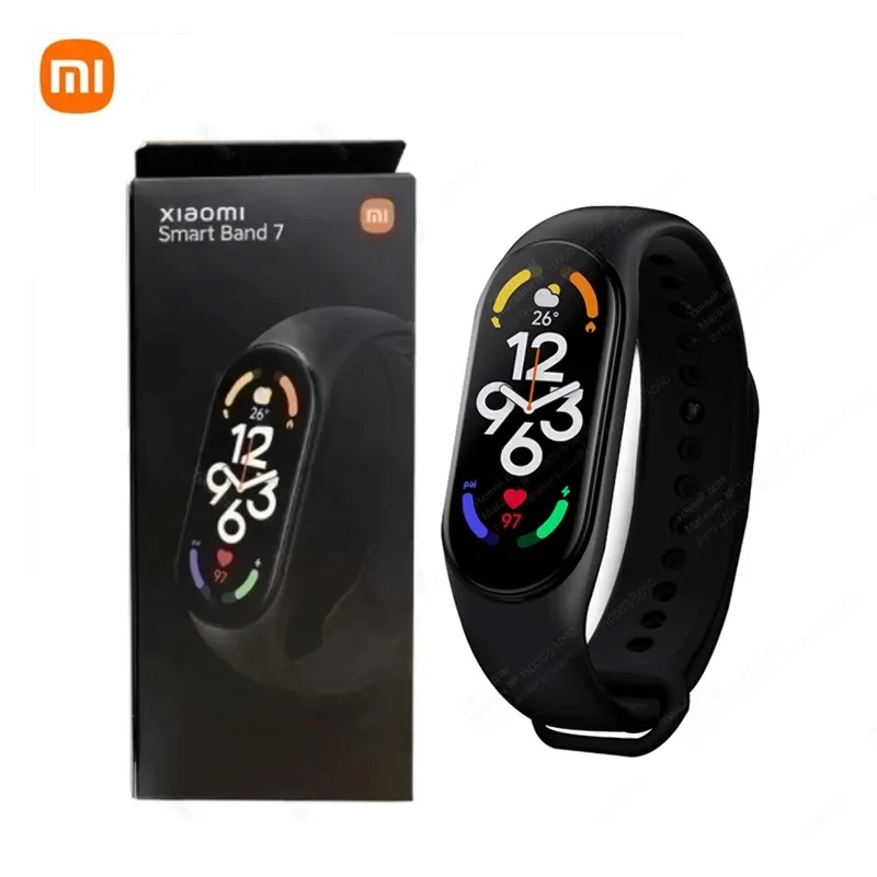 

Global Version Xiaomi Mi Smart Band 7 Bluetooth 5.2 AMOLED Wearable Devices Xiaomi Smartband 7 miband 7