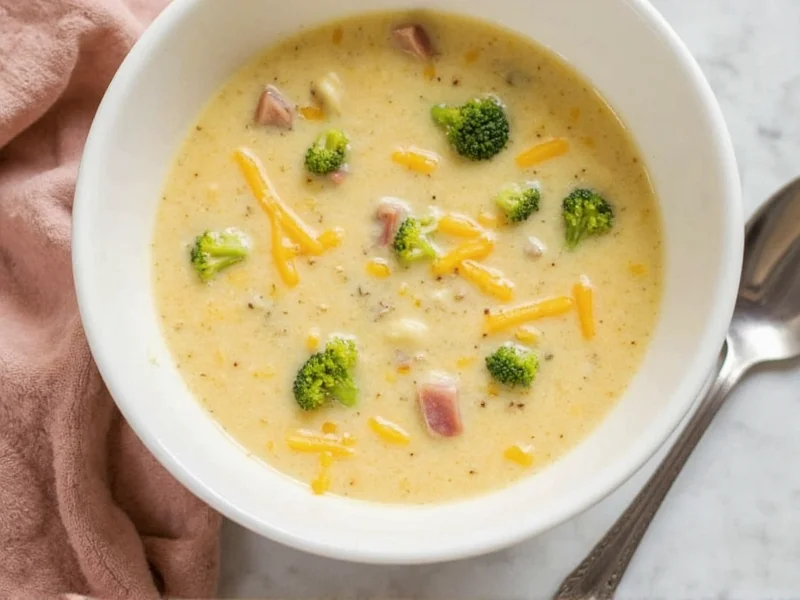Perfect Instant Pot Ham Cheese Broccoli Soup Recipe