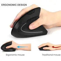 

Newproducts 2019 electronics Special Design Computer USB Optical Wireless Mouse 6D Vertical Gaming Ergonomic Mouse