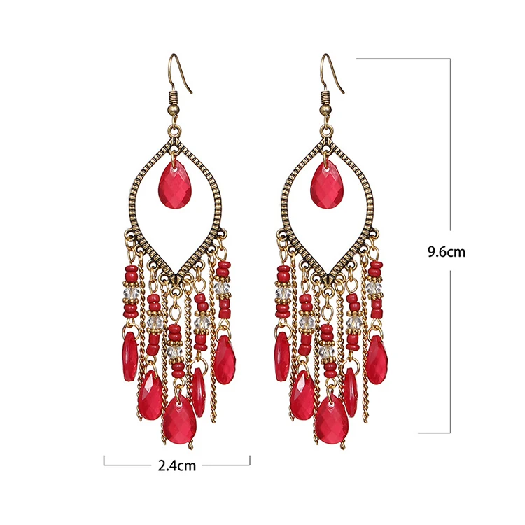 

2021 Korean fashion cc earrings trend 18k gold plated women stud drop earrings hoops Crystal inlay ear rings set