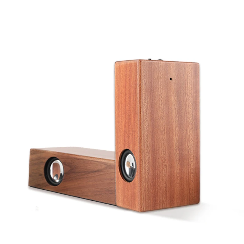 

B28 natural wood wireless FM radio speaker