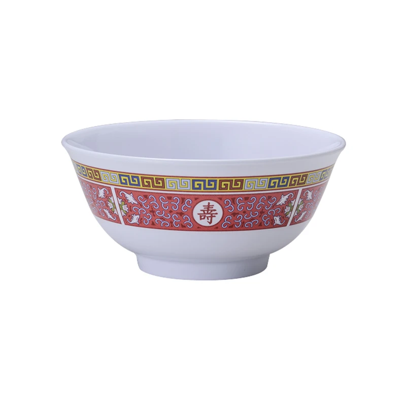 

The Cheap popular with ethnic Chinese 100% Melamine 6" 7" 8" inch Round deep soup Bowls, Customized