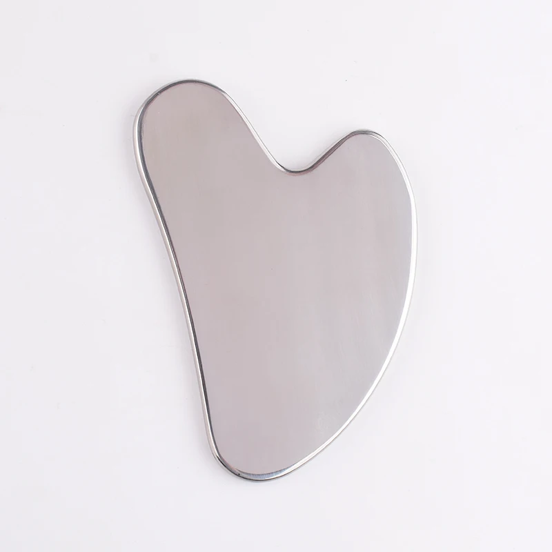 

Face Neck Skin Lifting Wrinkle Remover Beauty Care Scraper Board Heart Stainless Steel Metal Gua Sha Fac Massag