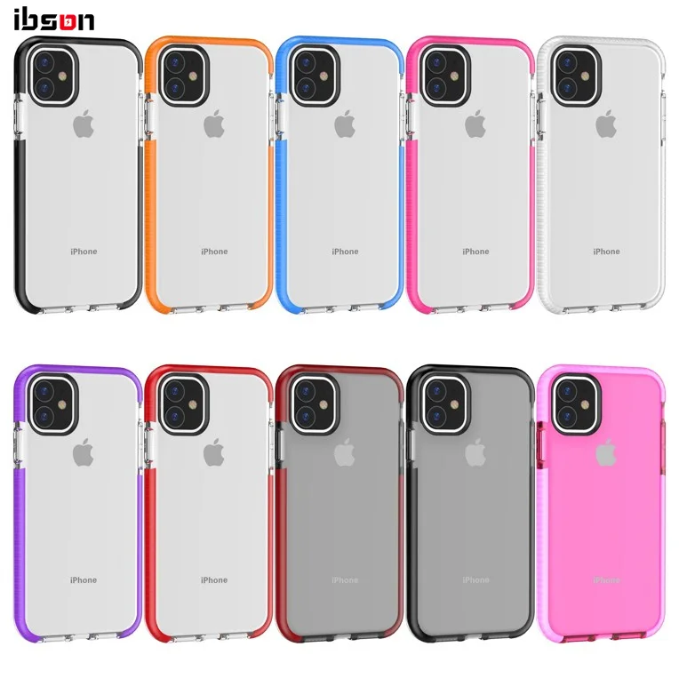 

Transparent clear Ultra Thin Soft TPU Mobile Cell Phone Cases for Iphone 11 12 Pro Max X Xr 7 8plus, Colors