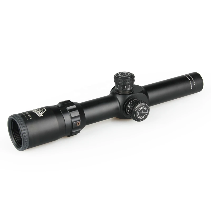 

2021 Hot Sale 2.5-10X26mm Hunting Tactical Military Matte Black Rifle Scope Red Green Illuminated HK1-0253