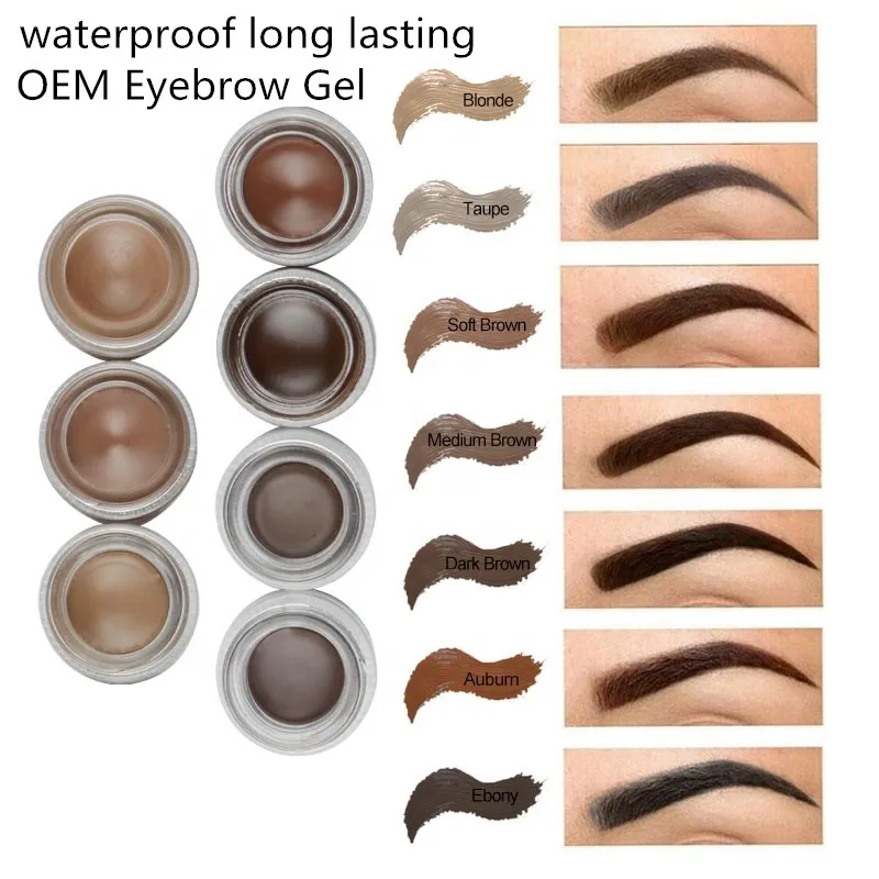 

Beauty personal care OEM ODM diy eyebrow pencil with brush eye brow pen