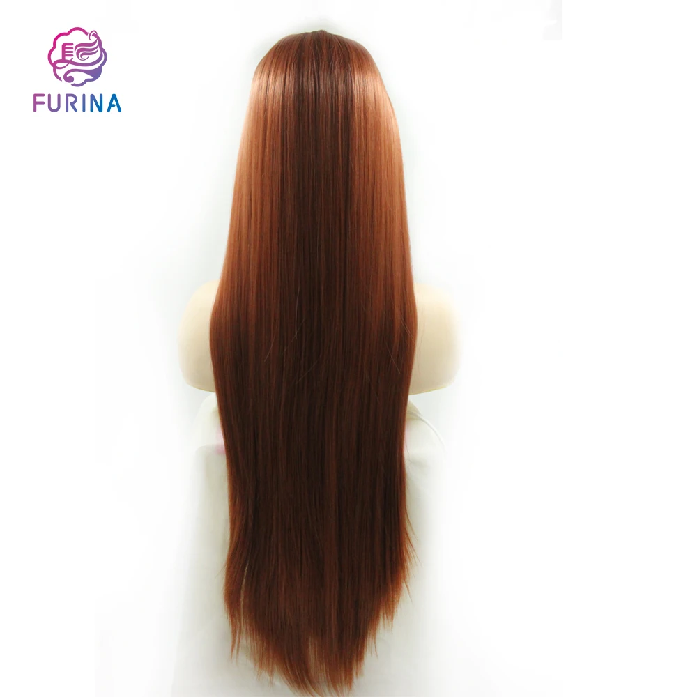 

Furina good lace front wig synthetic hair natural hairline 2*4 u part small lace wholesale price for black women