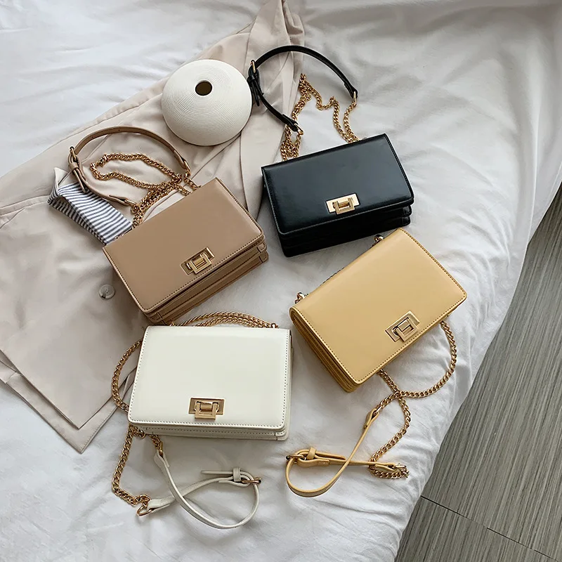 

2021 Latest Ladies Small Handbags Chain Hand Bags Fashion Shoulder Purses For Women, As picture
