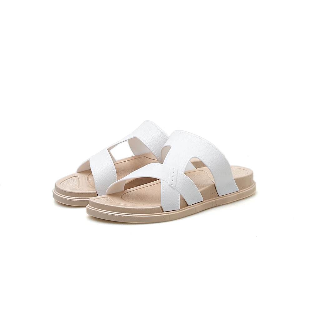

Fashionable non slip beach shoes, flat bottomed women's sandals and slippers