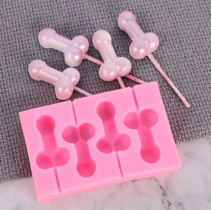 

Cute Popsicle Mold Penis for Making Cake, Pantone color