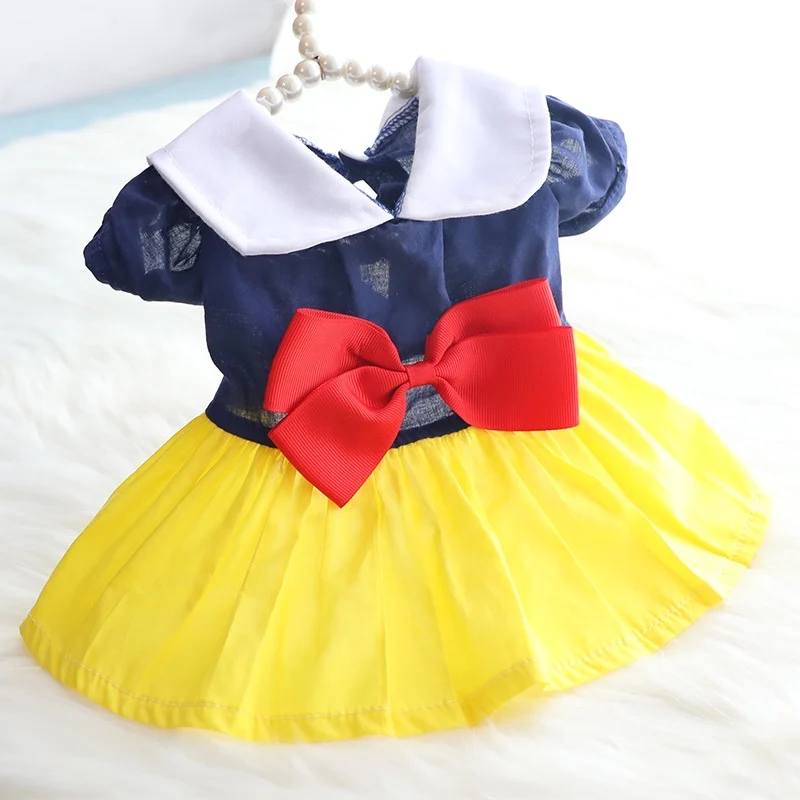 

2021 New Design Pet Princess Evening dress Summer pet clothes and accessories dog clothing Pet clothes, Blue
