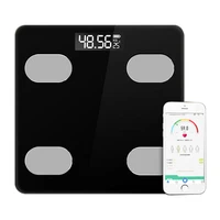 

Cute body fat analyzer scale with App and audio broadcast smart digital bathroom weight scales bluetooth weighing bathroom scale