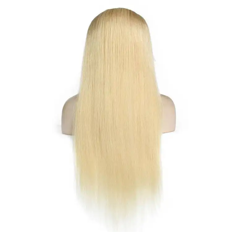 

100% brazilian double drawn bone straight 613 human hair T part lace front wigs
