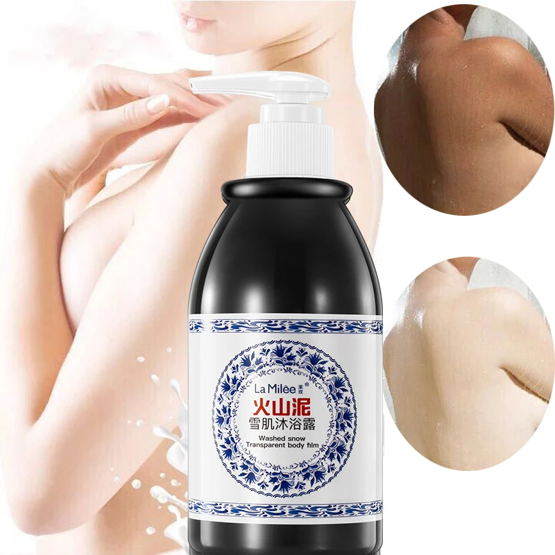 

Lasting Whitening Shower Gel OEM/ODM Moisturizing Dark Skin Body Wash Private Label Whitening Shower Gel, Black