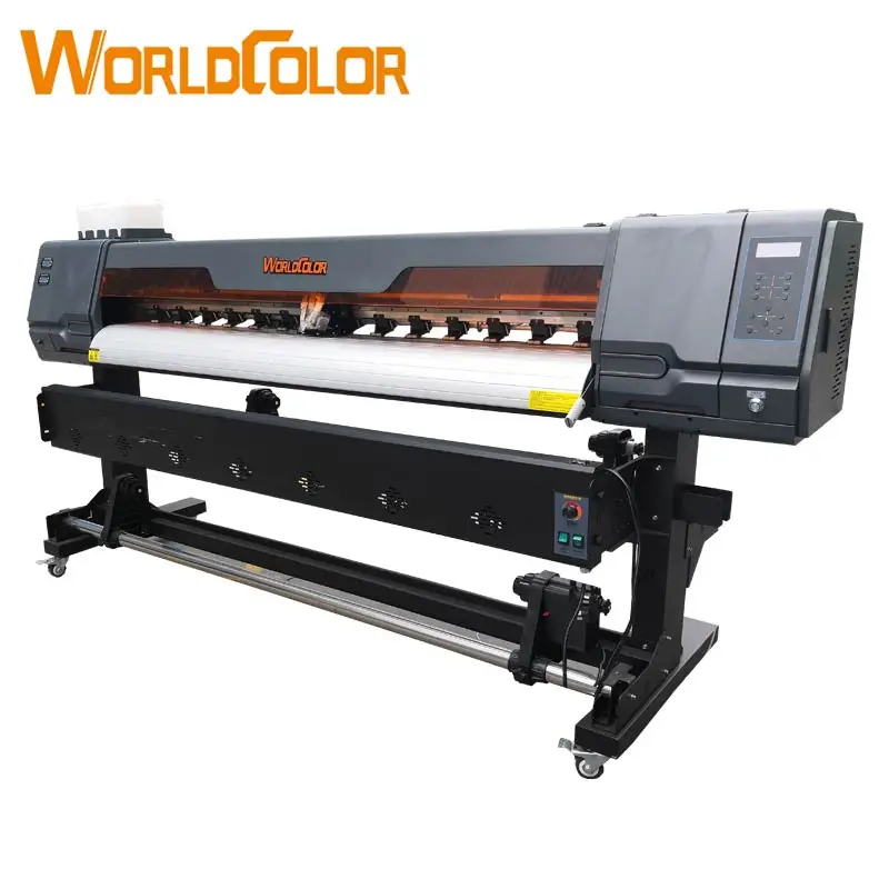 

Manufacturer best sell 1.3m/1.6m/1.8m inkjet printers XP600 head sticker wallpaper eco solvent printer
