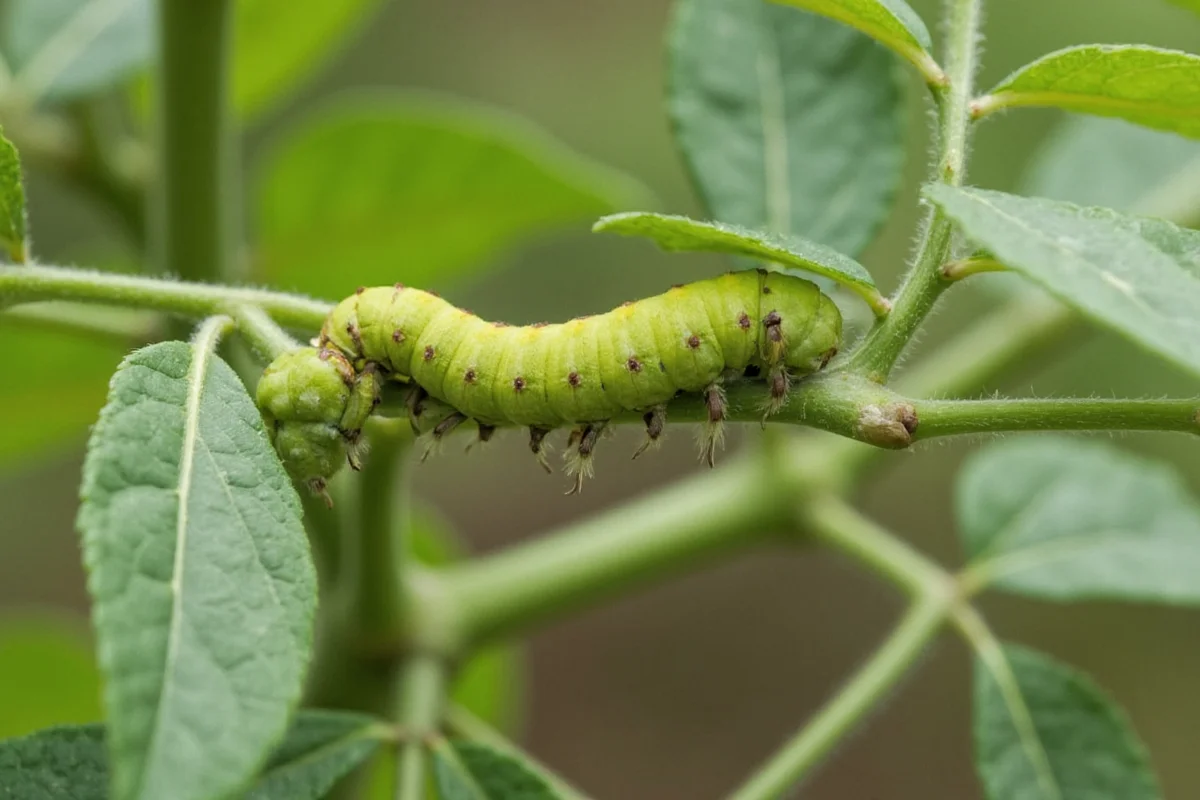 how to get rid of caterpillars on tomato plants