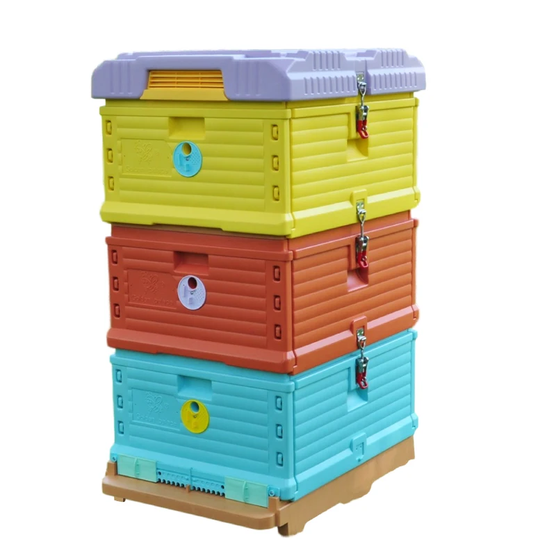 

Wholesale 3 layers Langstroth Beehive Thermo Box for Bee Plastic Beehive