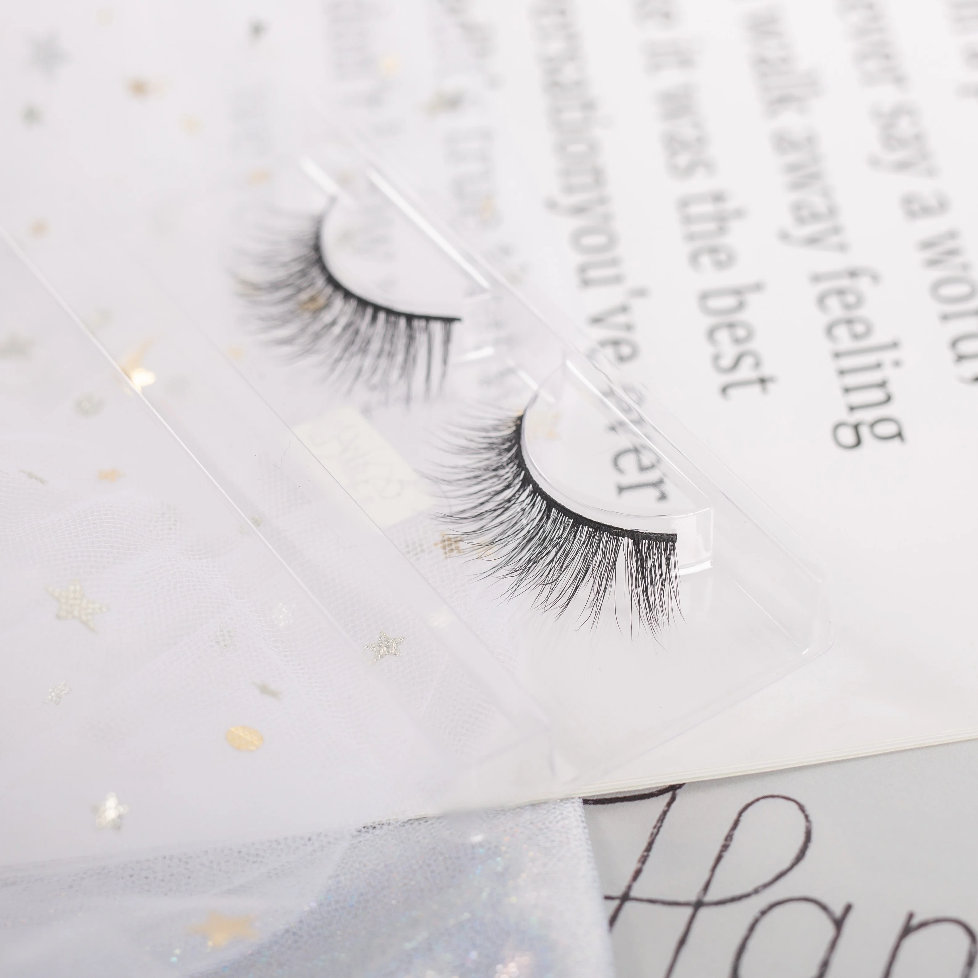 

2021 new arrivals wholesale private vendor top quality fluffy 3d faux mink eyelashes