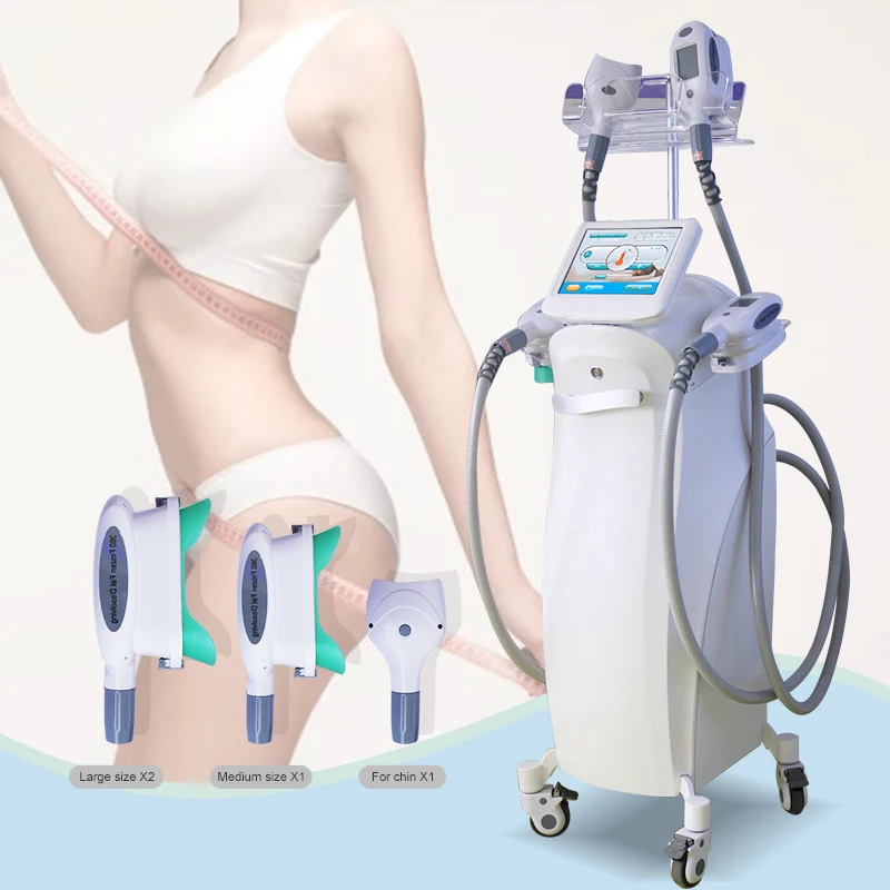 

Hot selling 360 degree Cryolipolysis Fat Freezing machine with 4 Cryo handles for Skin Tightening and Weight Loss