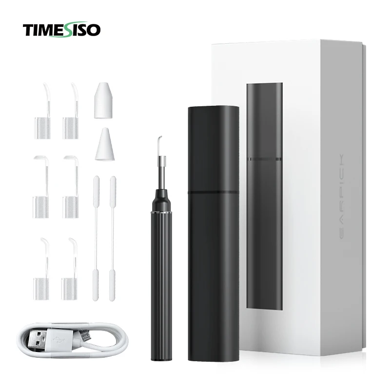 

300W Ear Scope Camera Earwax Remover Cleaner Tool Kit 3mm Inner Diameter Electronic Otoscope, Red green black