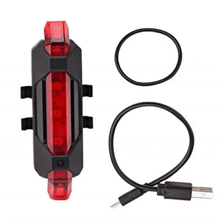 

2020 New Waterproof Led Bike Accessories Bicycle Light usb bicycle rechargeable flashing Rear lights