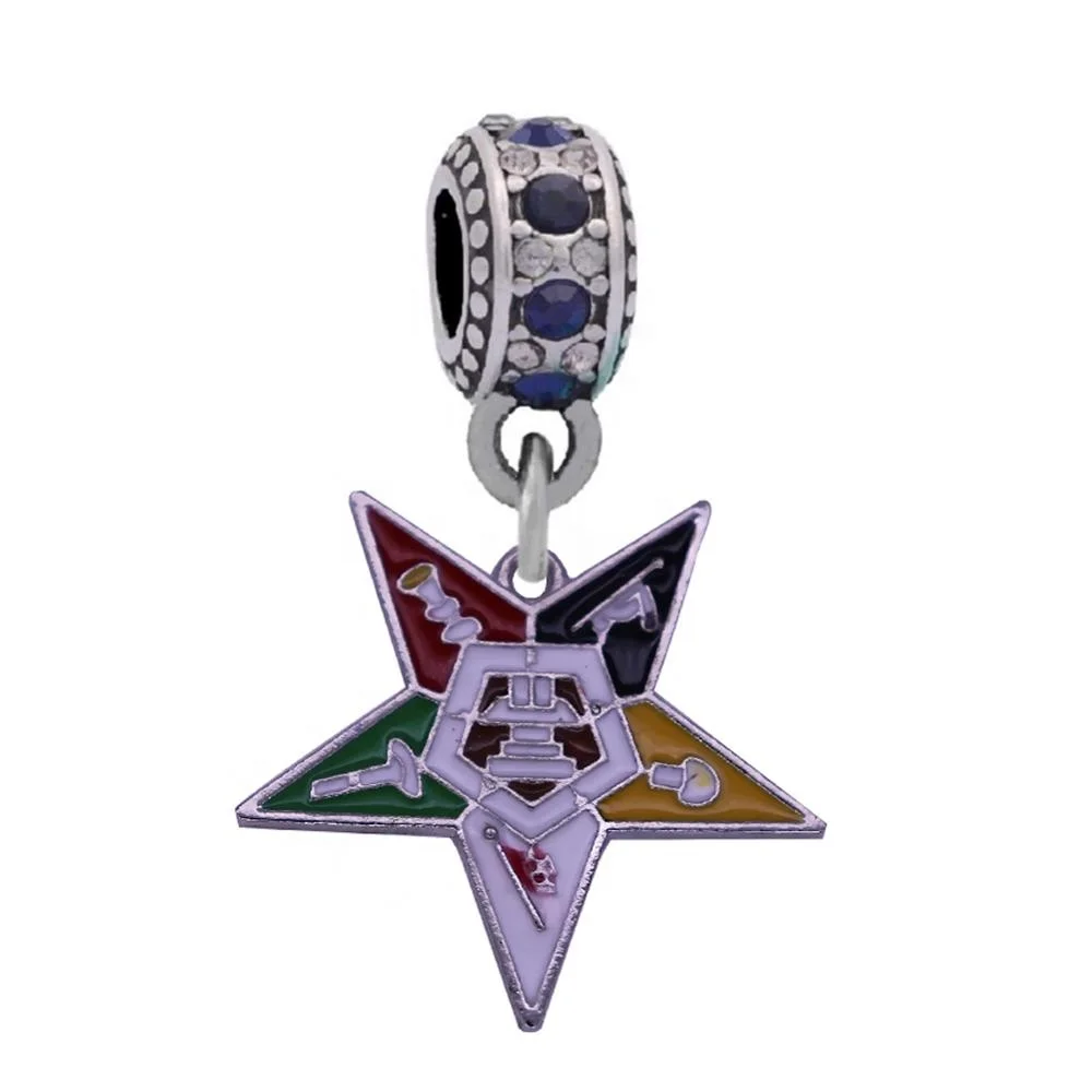 

Greek letter Charms pendant for necklace bracelet making enamel OES sorority charms order of the eastern star Group Jewelry