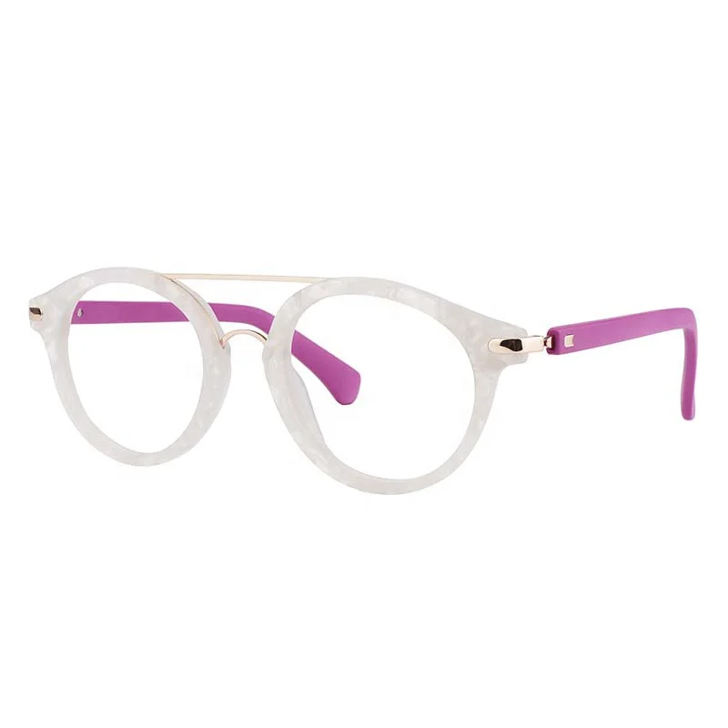 

China Manufacture Acetate & Metal Optical Glasses Frame Spectacles Eyeglasses Frames, 2 colors