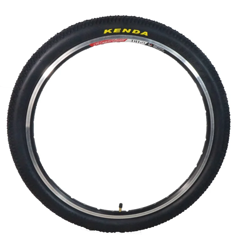 

KENDA Mountain bike Tire 26*1.95 Ultralight 26*2.1 Tyre 60TPI Not Folded Non-slip 26 inch bicycle tire KENDA K1153, Black