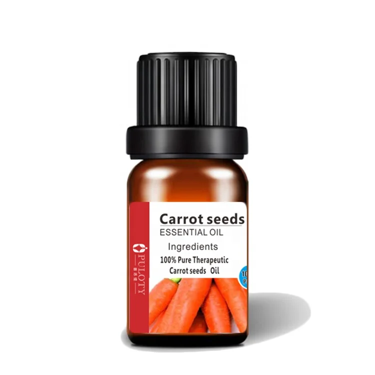 

High quality cold pressed carrot seed oil 100% pure organic natural, Light yellow liquid